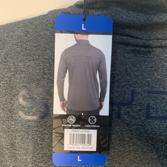 Spyder Active Men’s Performance 1/4 Zip - Picture 3 of 6